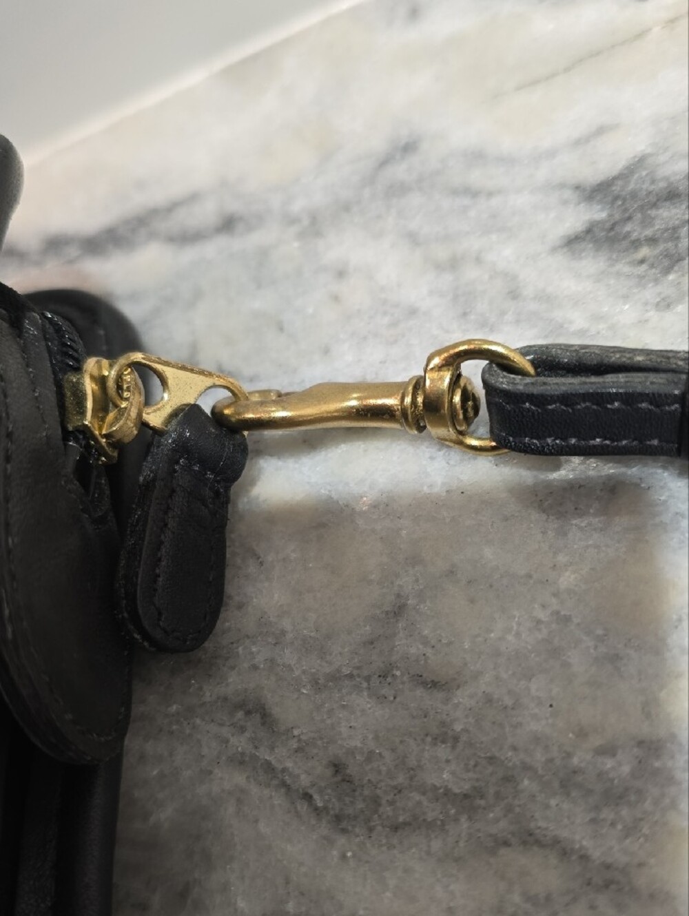 Coach Black Canvas And Leather Wristlet - Picture 15 of 16